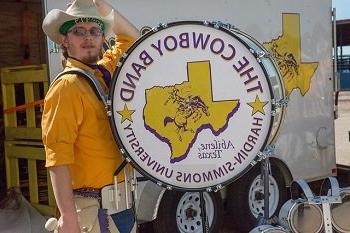 The World Famous Cowboy Band drummer.
